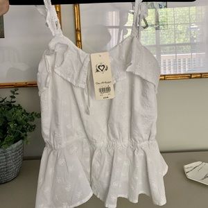 Miss Selfridge ASOS white top